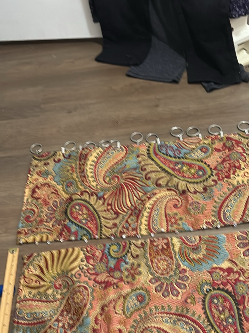 tapestry beaded valances pack of 2 handmade